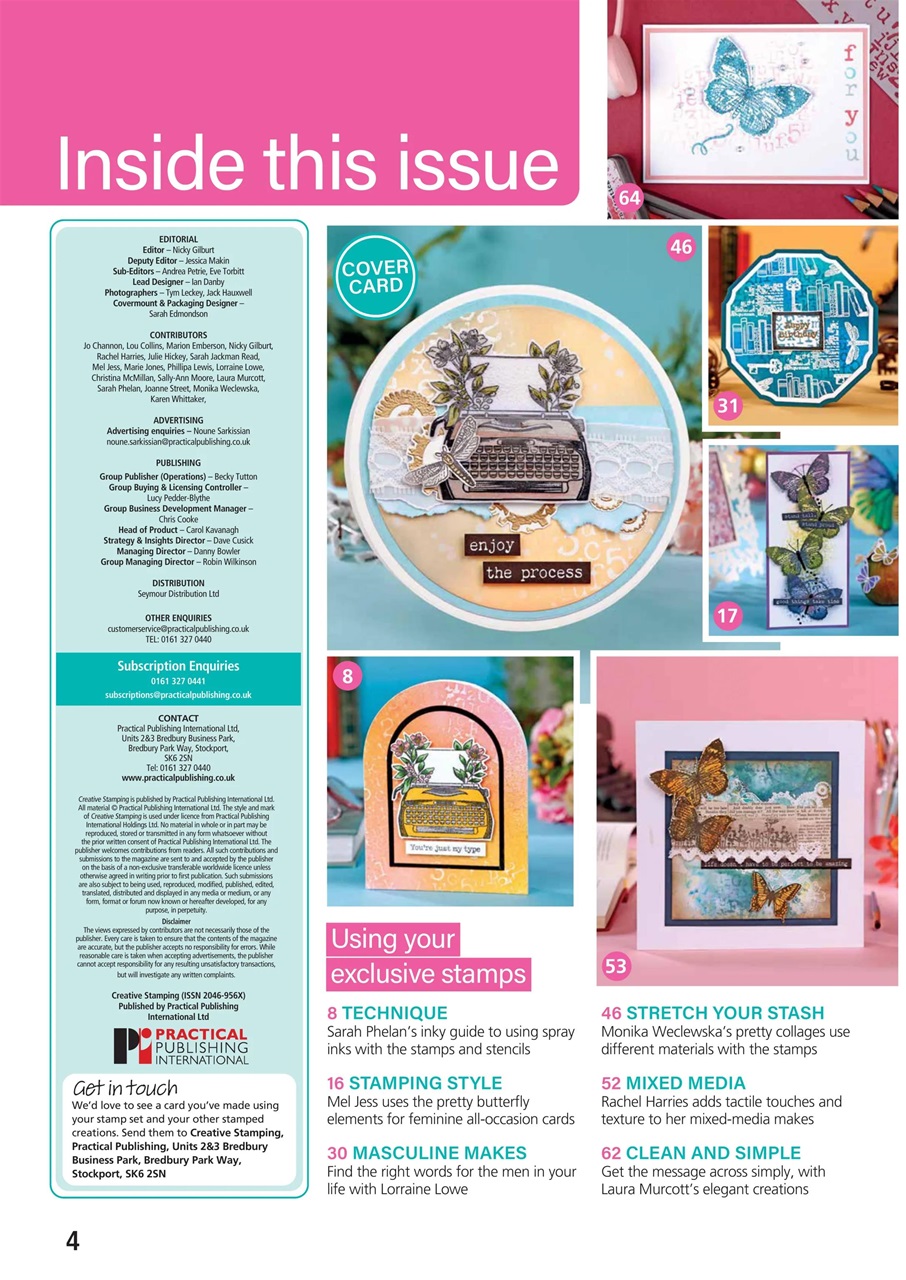 Creative Stamping Preview Pages