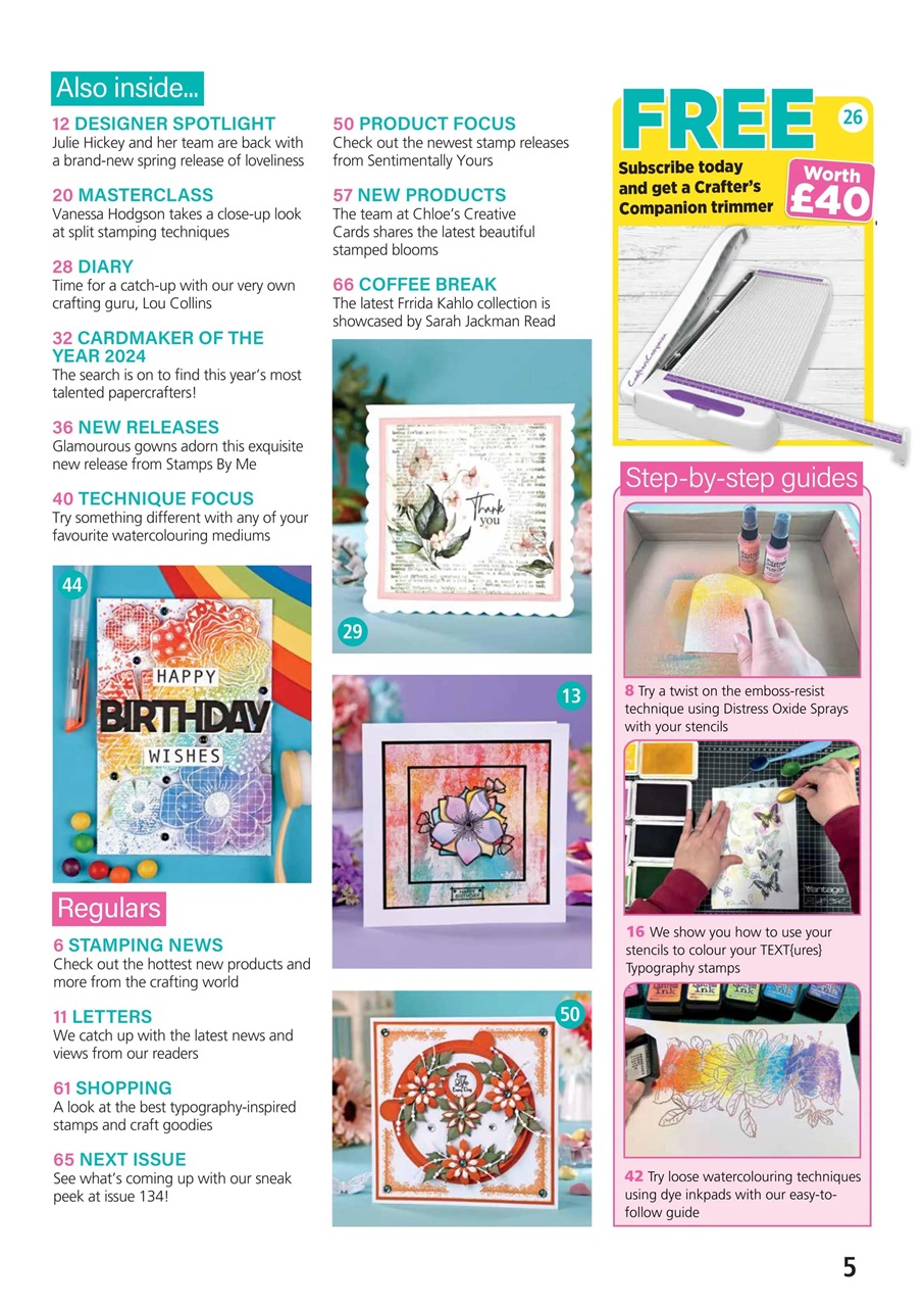 Creative Stamping Preview Pages