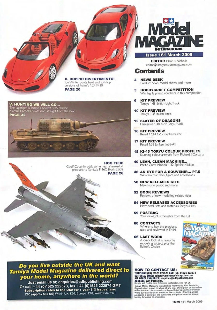 Tamiya Model Magazine Preview Pages