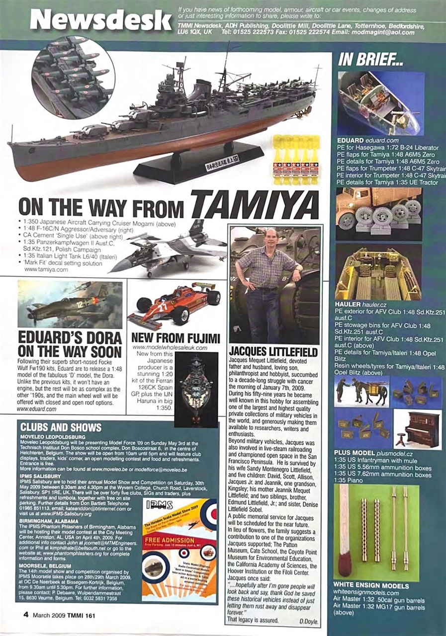Tamiya Model Magazine Preview Pages