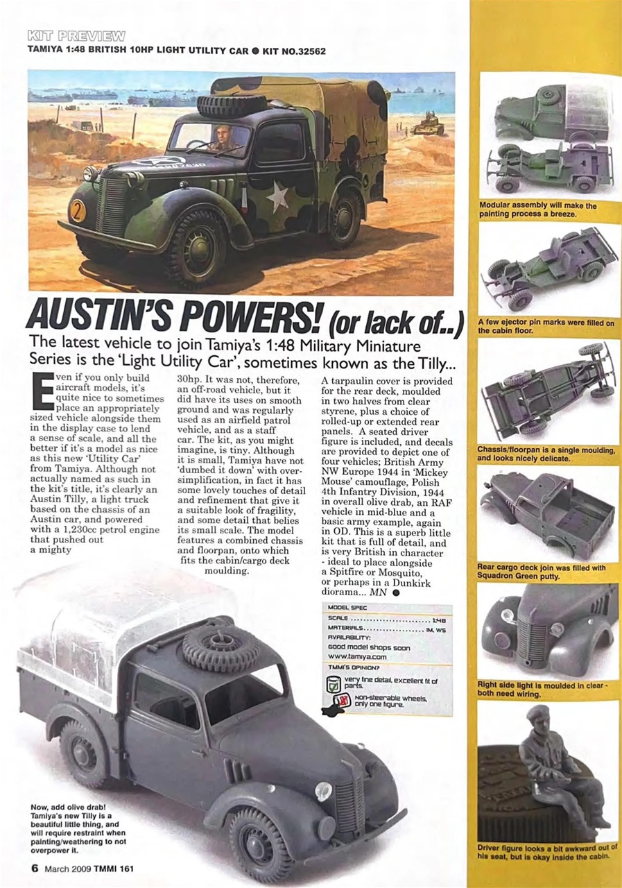 Tamiya Model Magazine Preview Pages