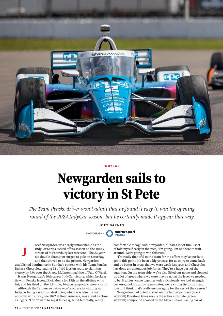 Autosport Preview Pages