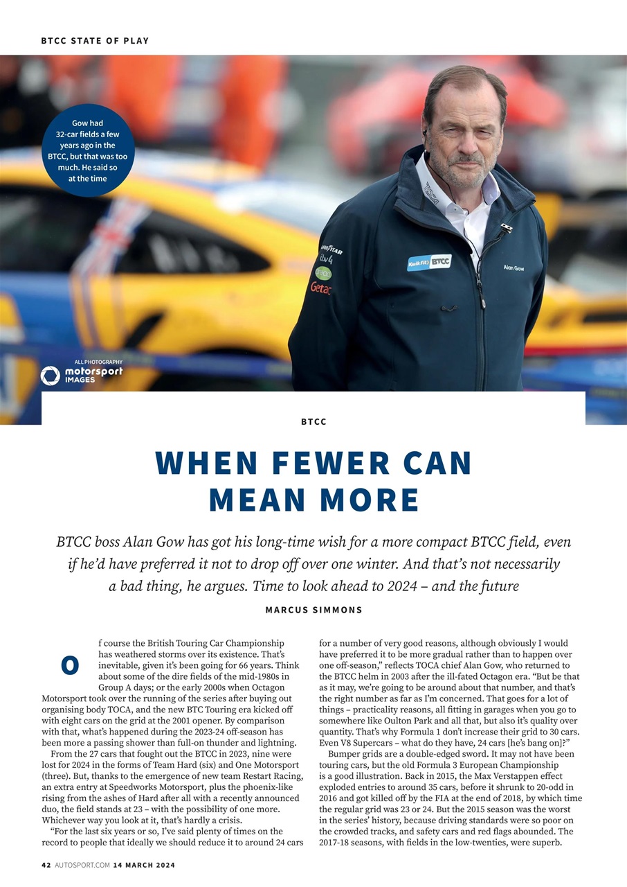 Autosport Preview Pages