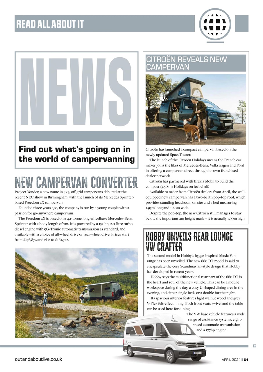 Campervan Preview Pages