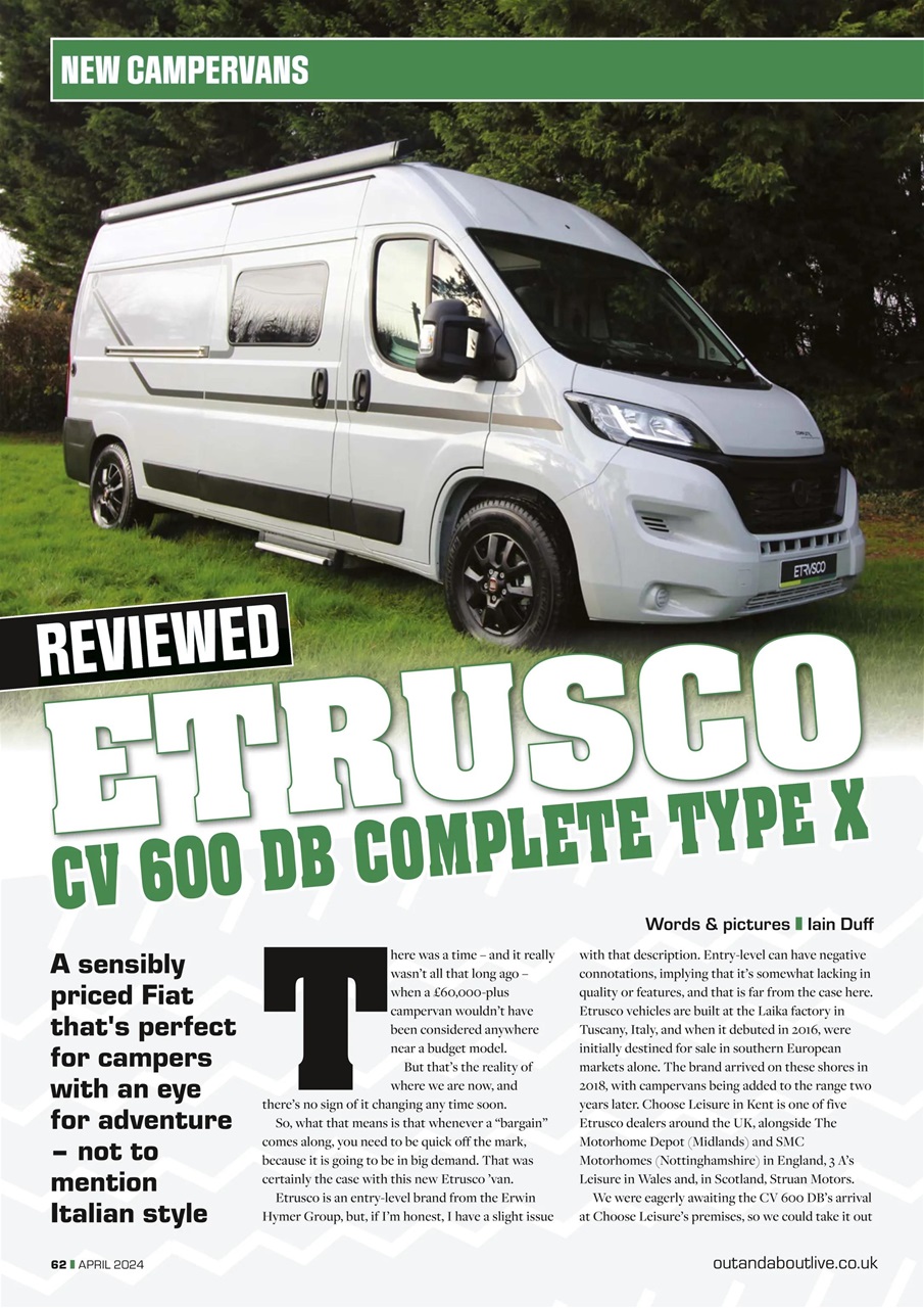 Campervan Preview Pages