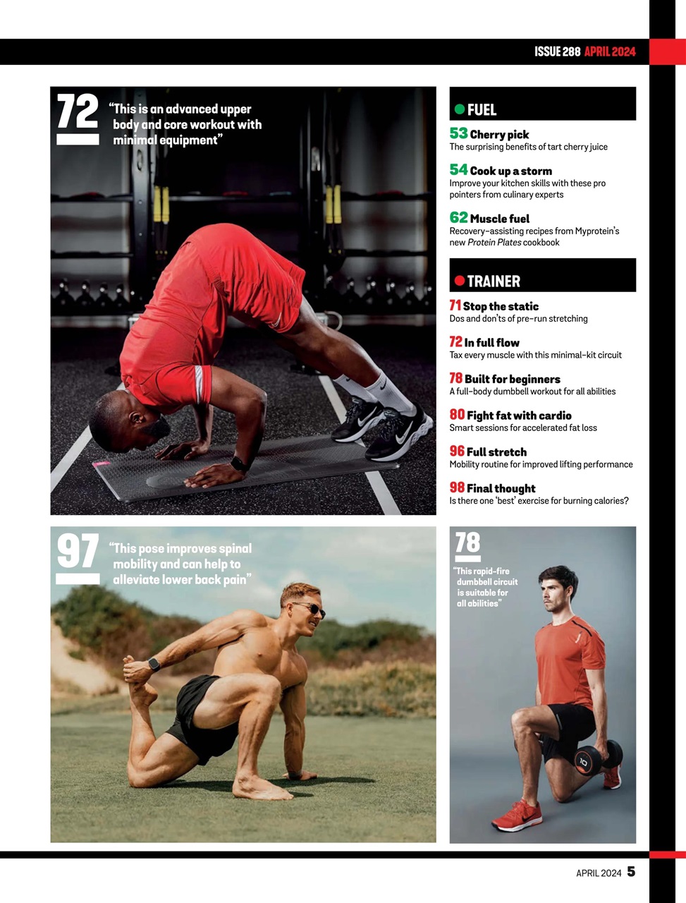 Men's Fitness Preview Pages