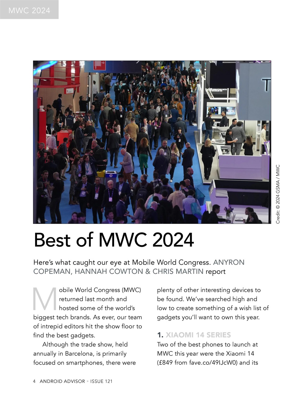 Android Advisor Preview Pages