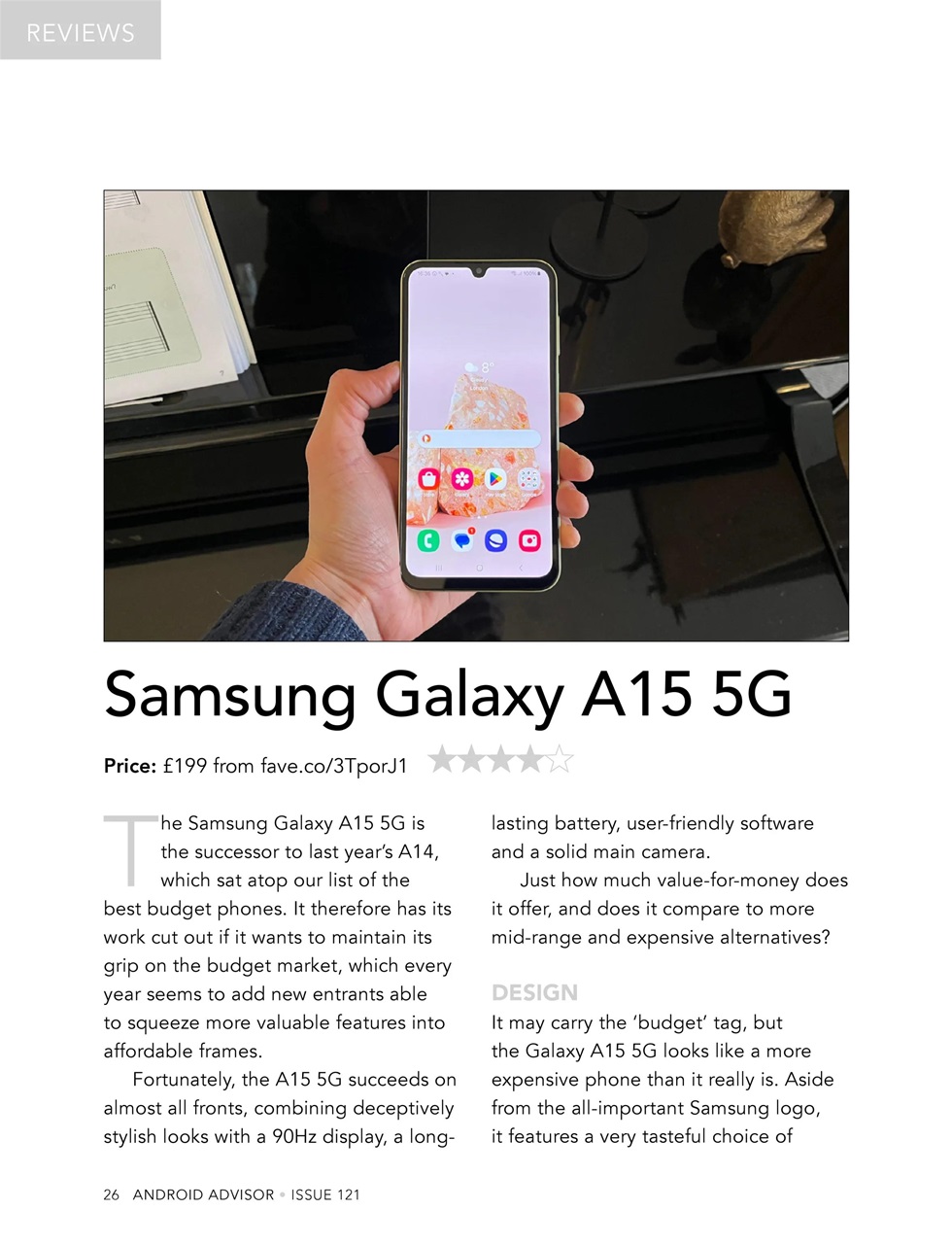 Android Advisor Preview Pages