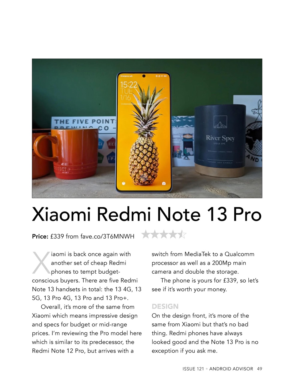 Android Advisor Preview Pages