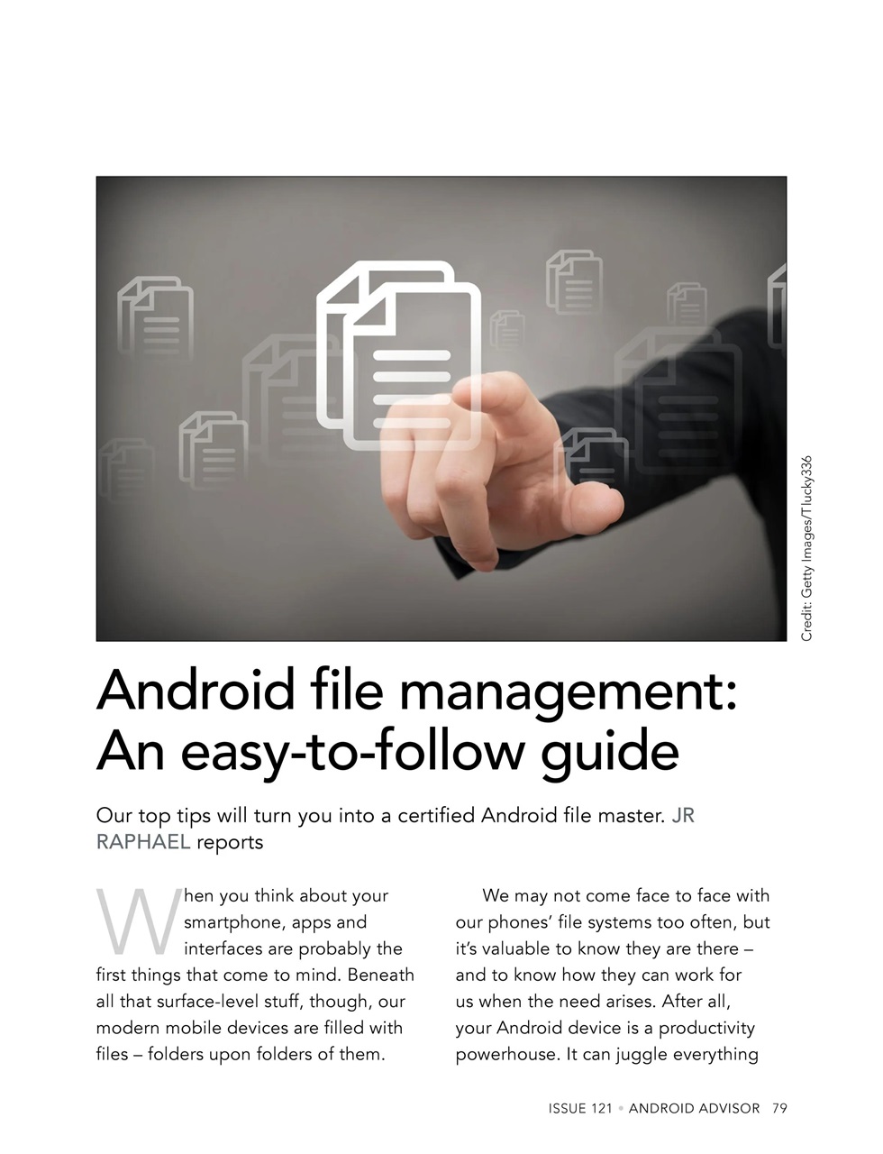 Android Advisor Preview Pages