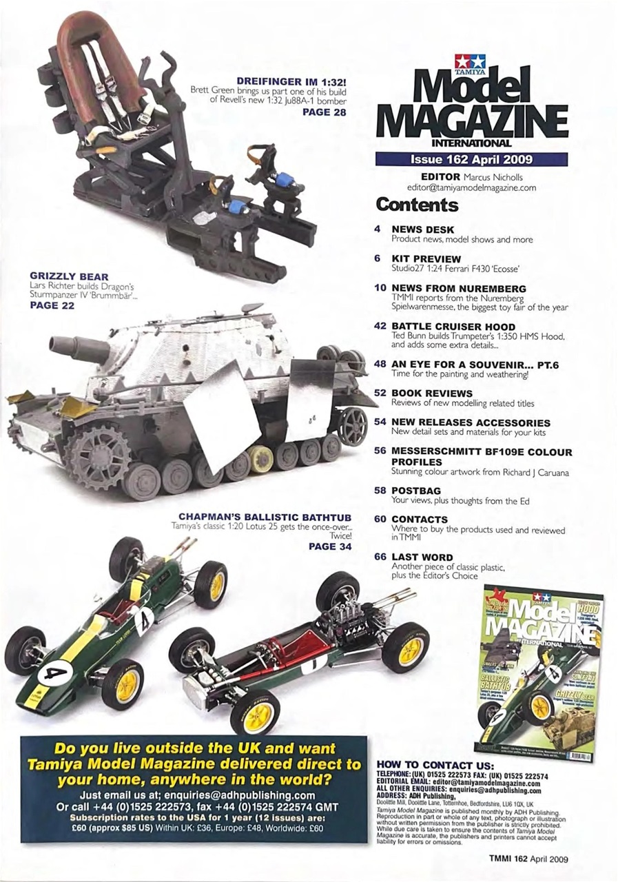Tamiya Model Magazine Preview Pages