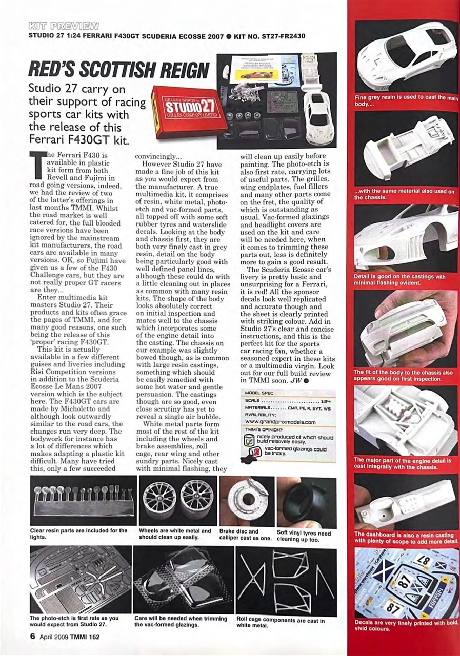 Tamiya Model Magazine Preview Pages