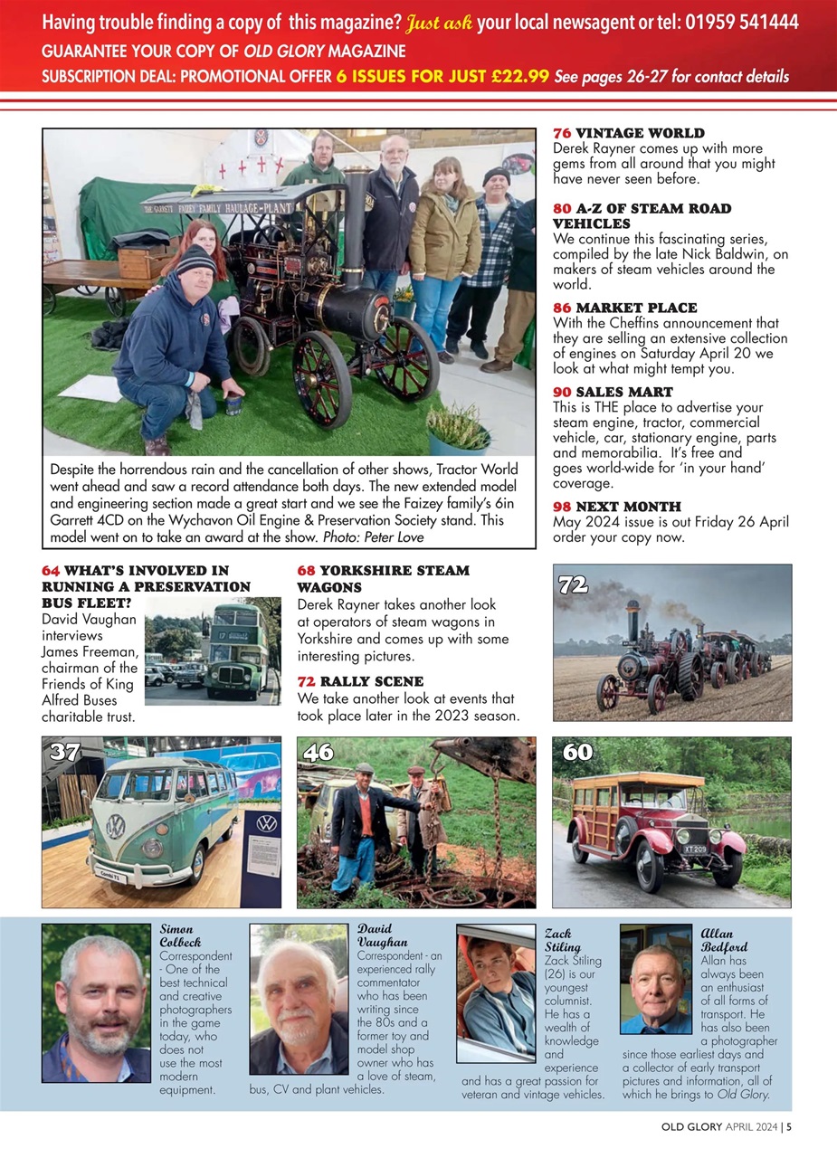 Old Glory Magazine Preview Pages