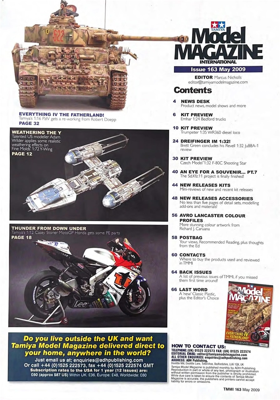 Tamiya Model Magazine Preview Pages