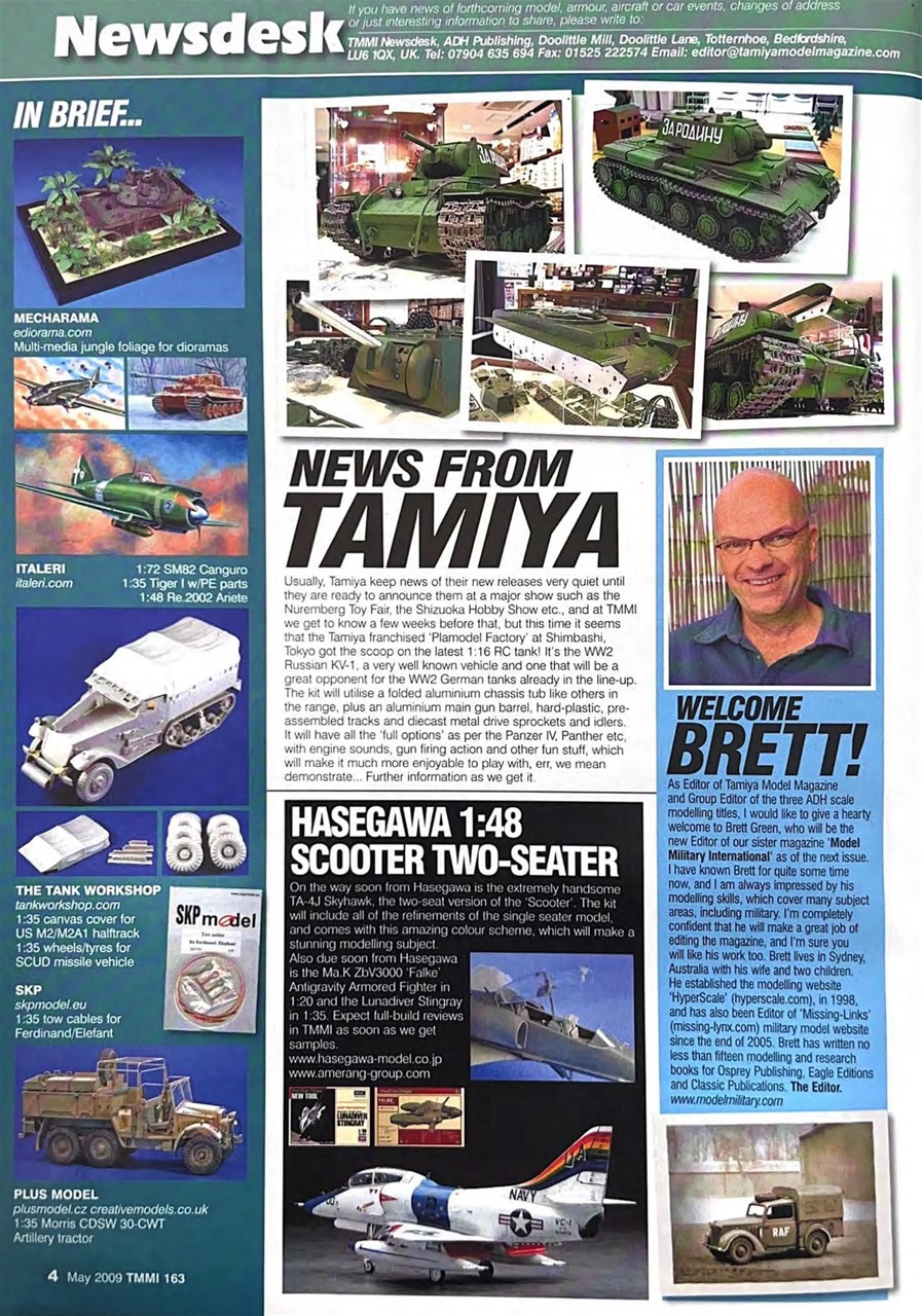 Tamiya Model Magazine Preview Pages