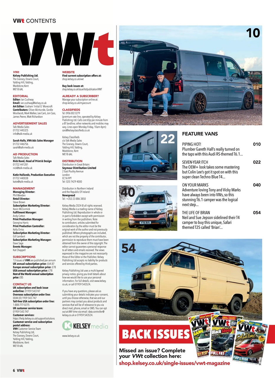 VWt Magazine Preview Pages