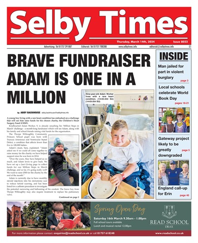 Selby Times issue March 14th 2024
