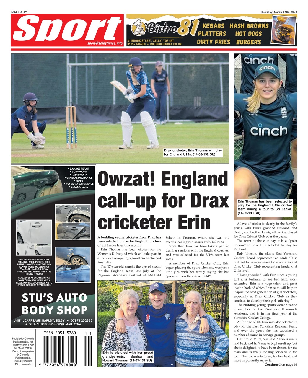 Selby Times Preview Pages
