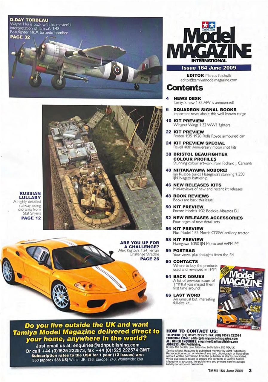 Tamiya Model Magazine Preview Pages