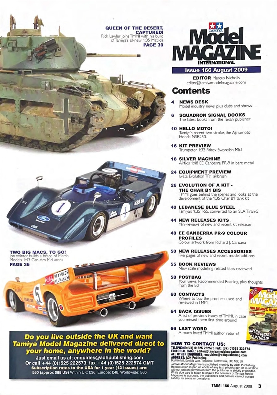 Tamiya Model Magazine Preview Pages