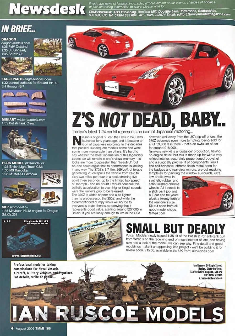 Tamiya Model Magazine Preview Pages