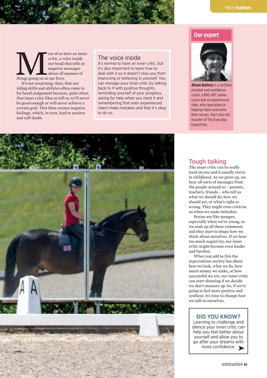Horse&Rider Magazine - UK equestrian magazine for Horse and Rider Preview Pages