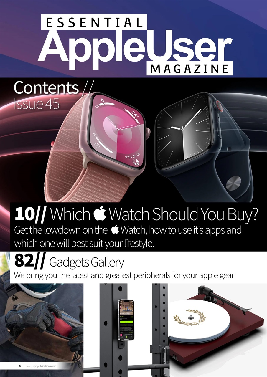 Essential Apple User Preview Pages