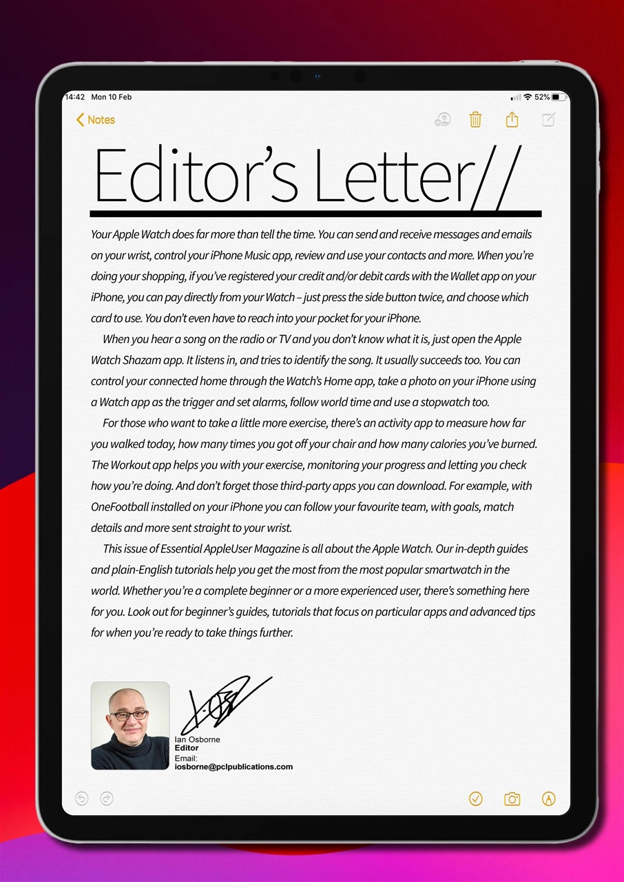 Essential Apple User Preview Pages