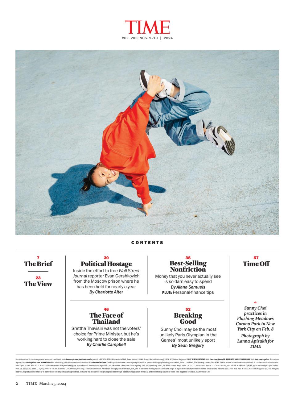 TIME Magazine Europe Preview Pages