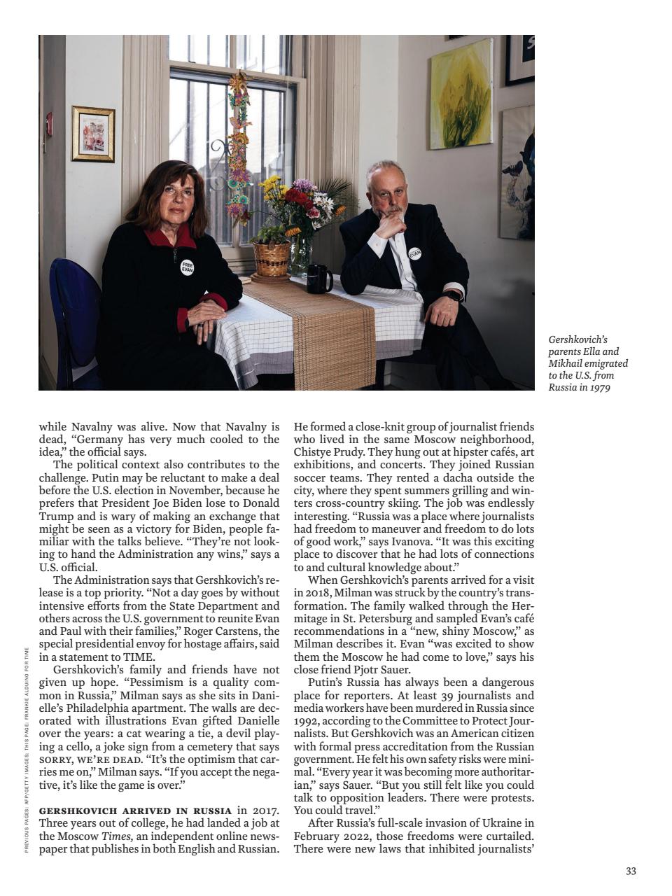 TIME Magazine Europe Preview Pages