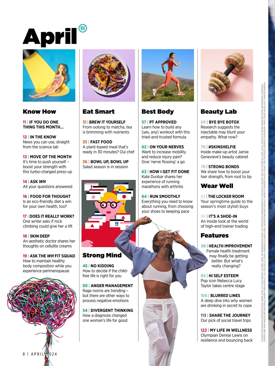 Women's Health Preview Pages