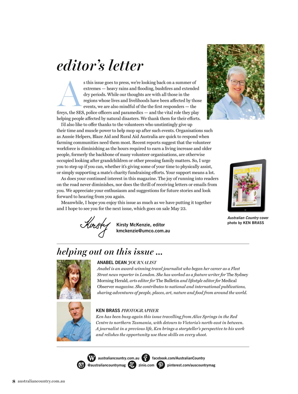 Australian Country Preview Pages