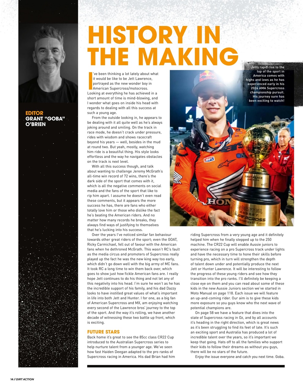 Dirt Action Preview Pages