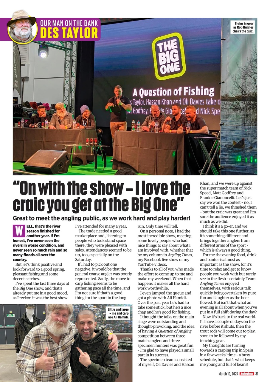 Angling Times Preview Pages
