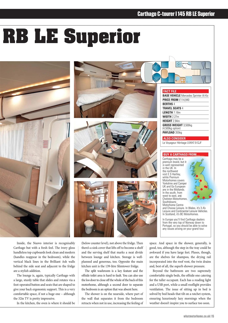 What Motorhome magazine Preview Pages