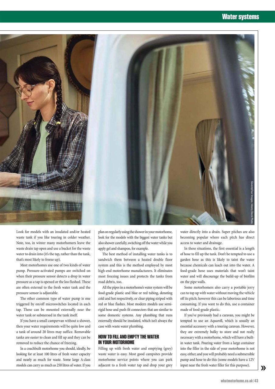 What Motorhome magazine Preview Pages
