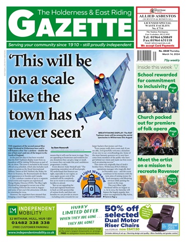 The Holderness & Hornsea Gazette issue Holderness Gazette March 14, 2024