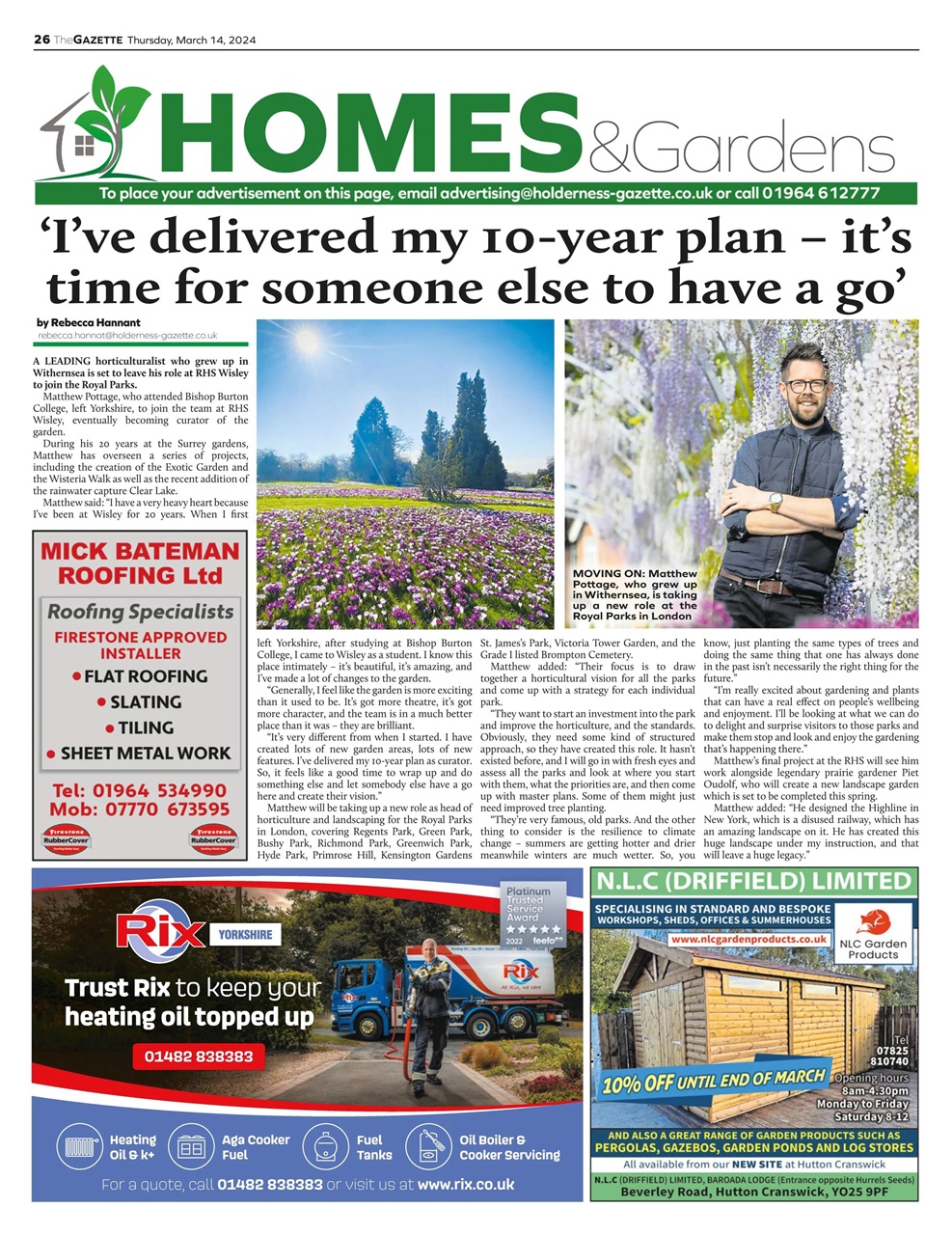 The Holderness & Hornsea Gazette Preview Pages