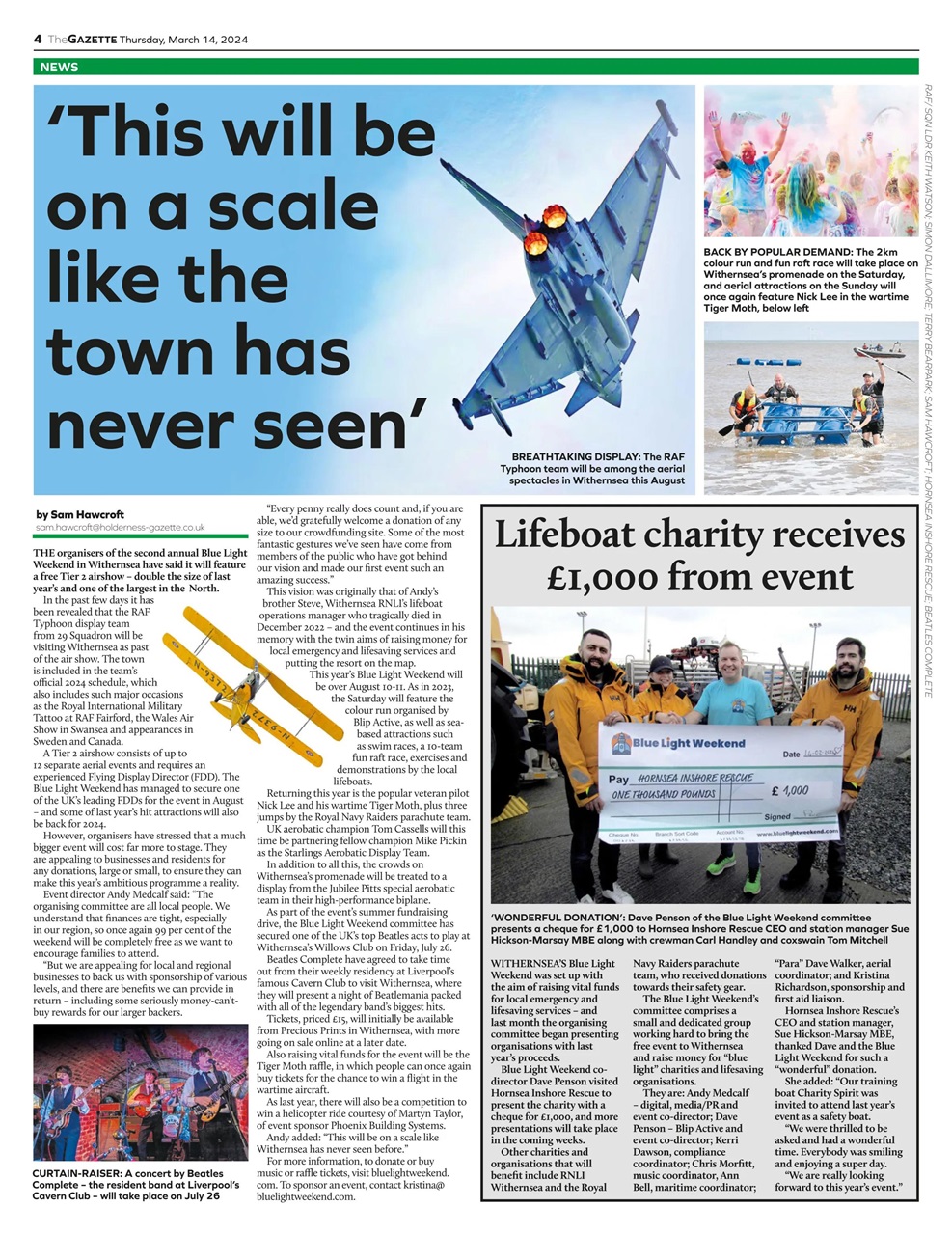 The Holderness & Hornsea Gazette Preview Pages