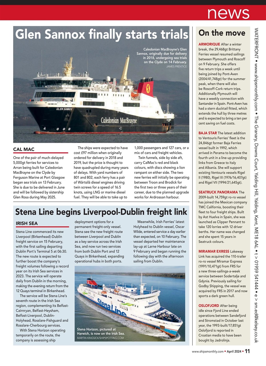 Ships Monthly Preview Pages