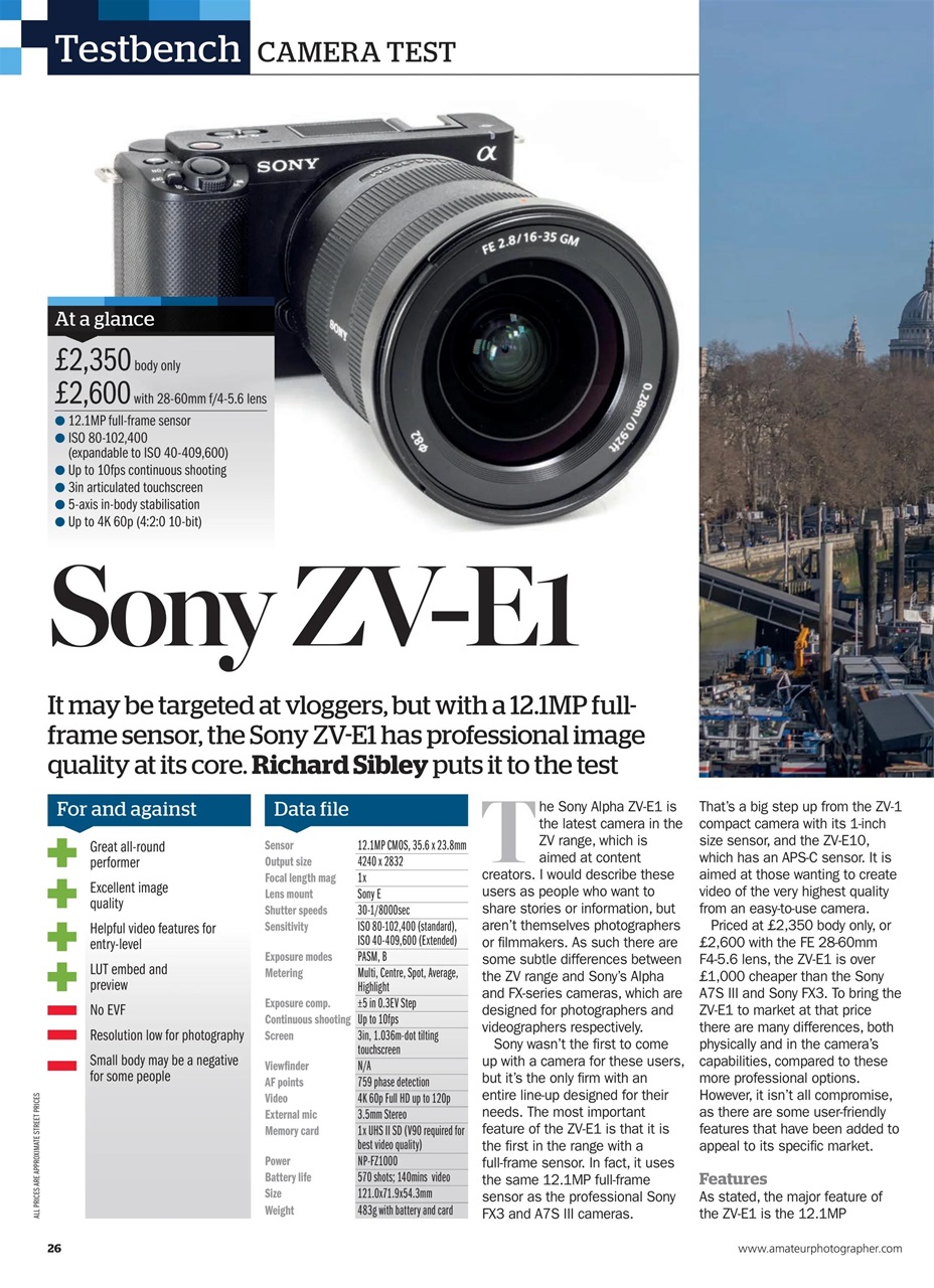 Amateur Photographer Preview Pages