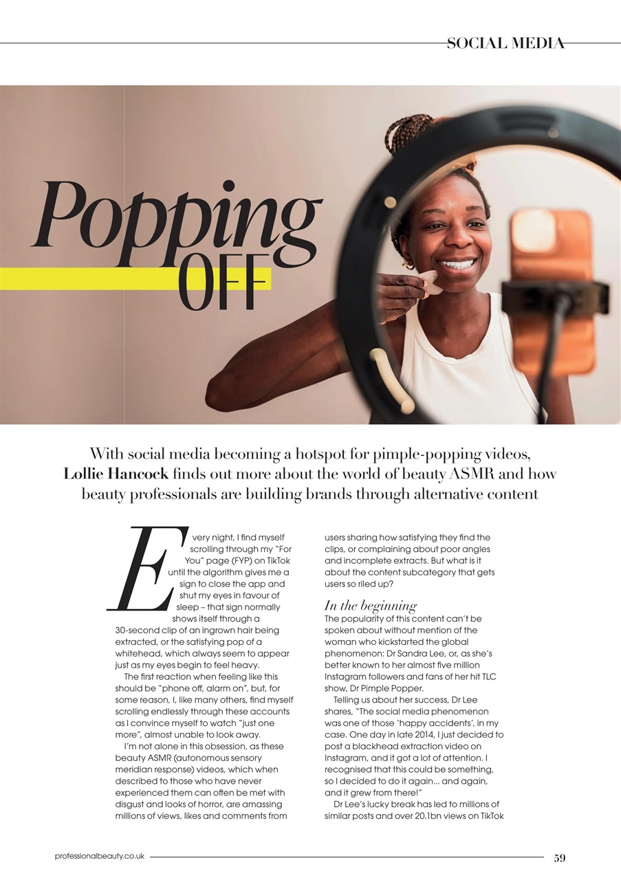 Professional Beauty Preview Pages