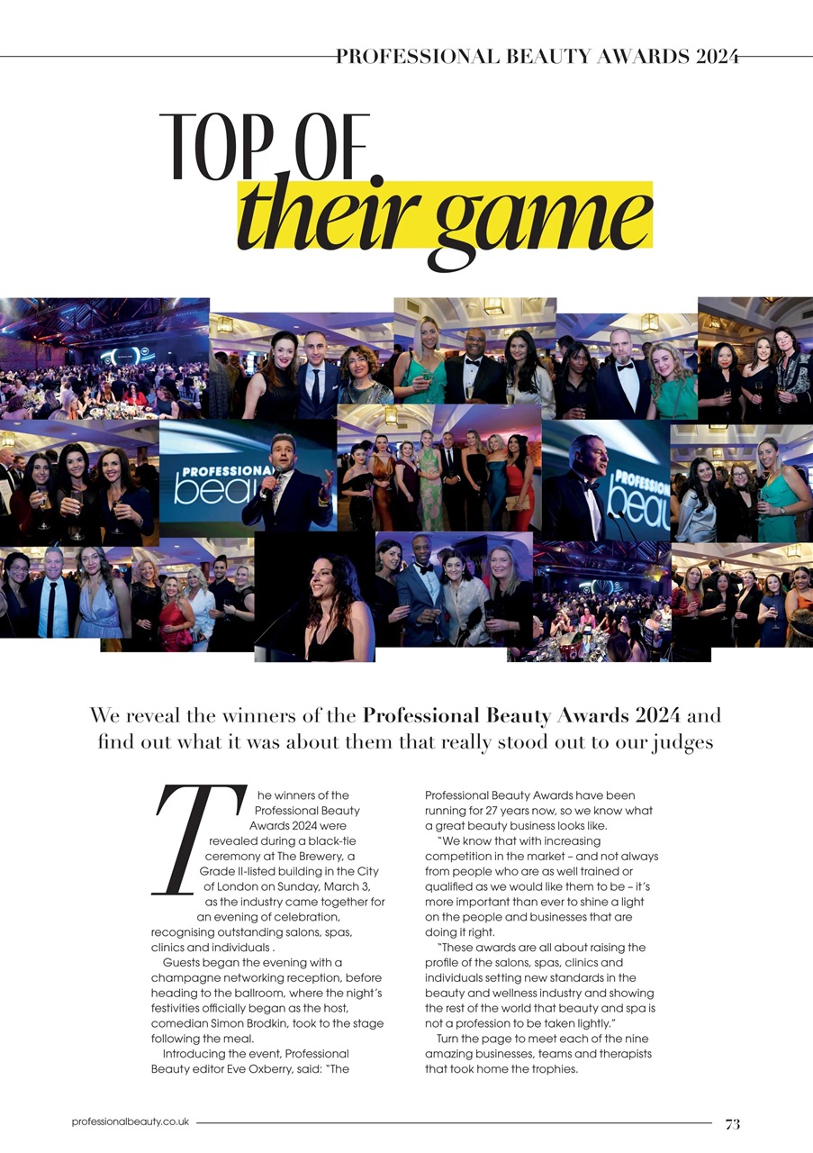 Professional Beauty Preview Pages