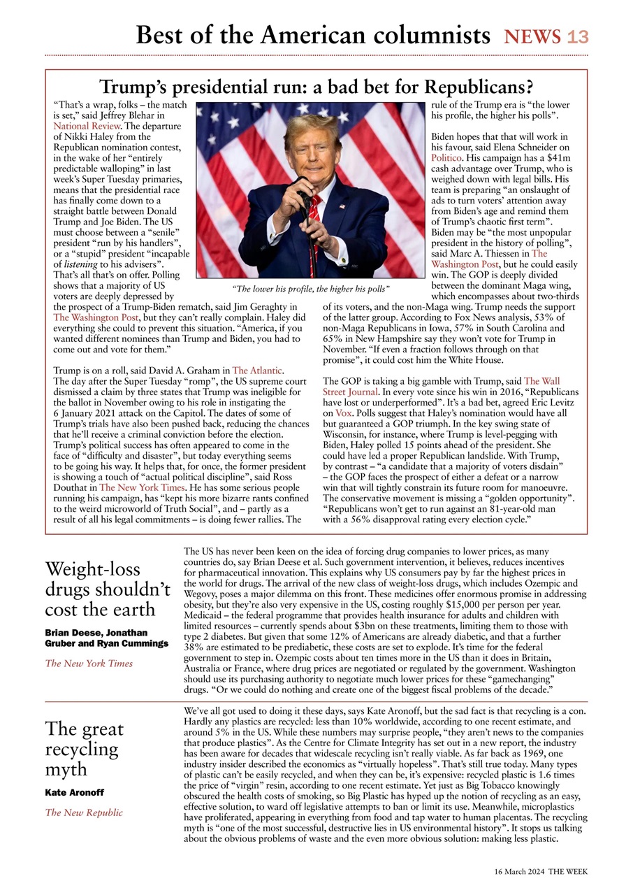 The Week Preview Pages
