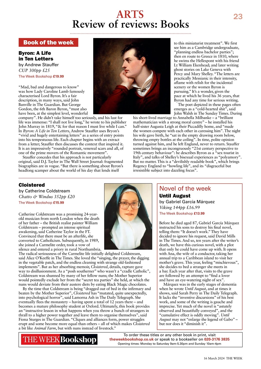 The Week Preview Pages