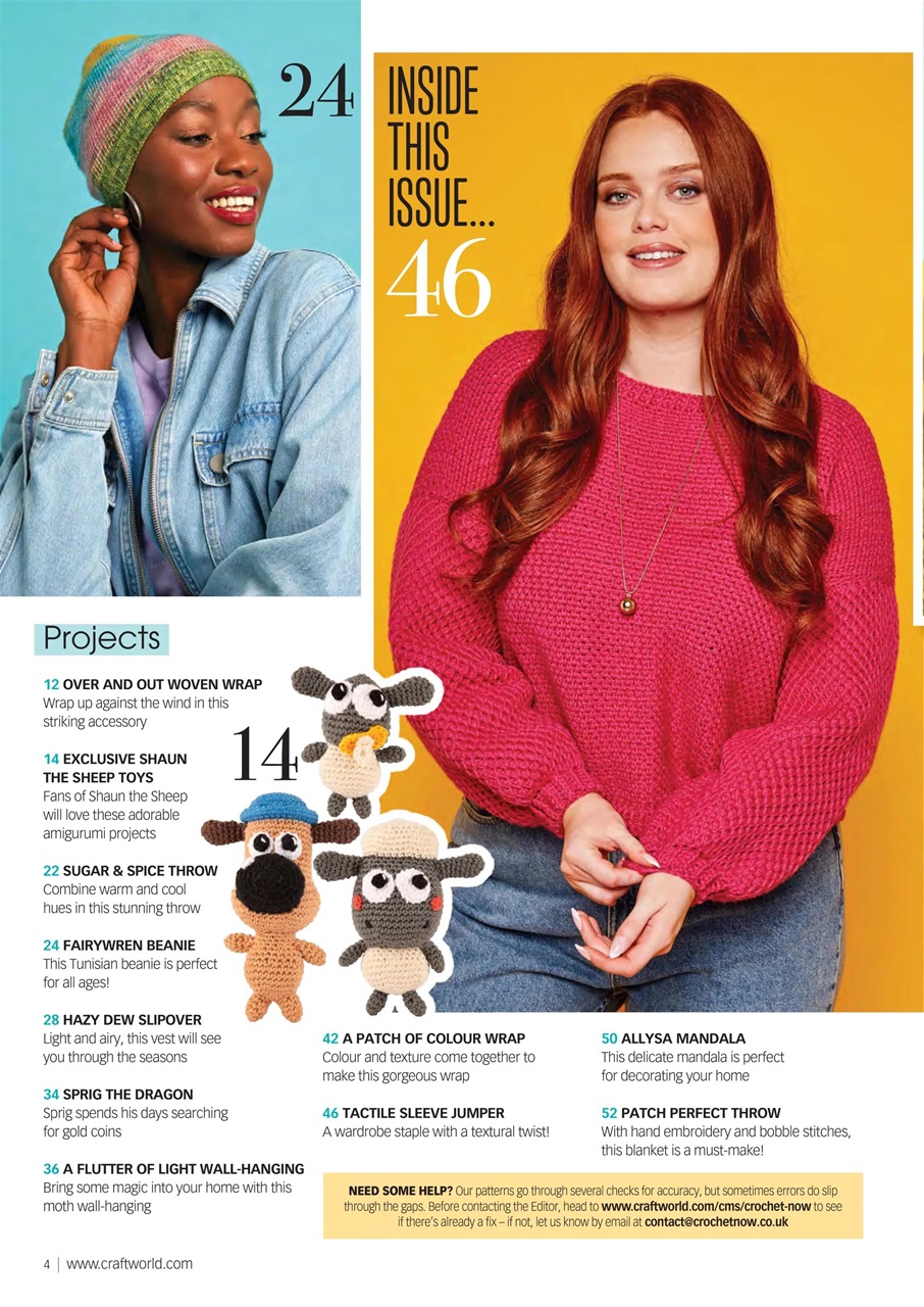 Crochet Now Magazine Preview Pages