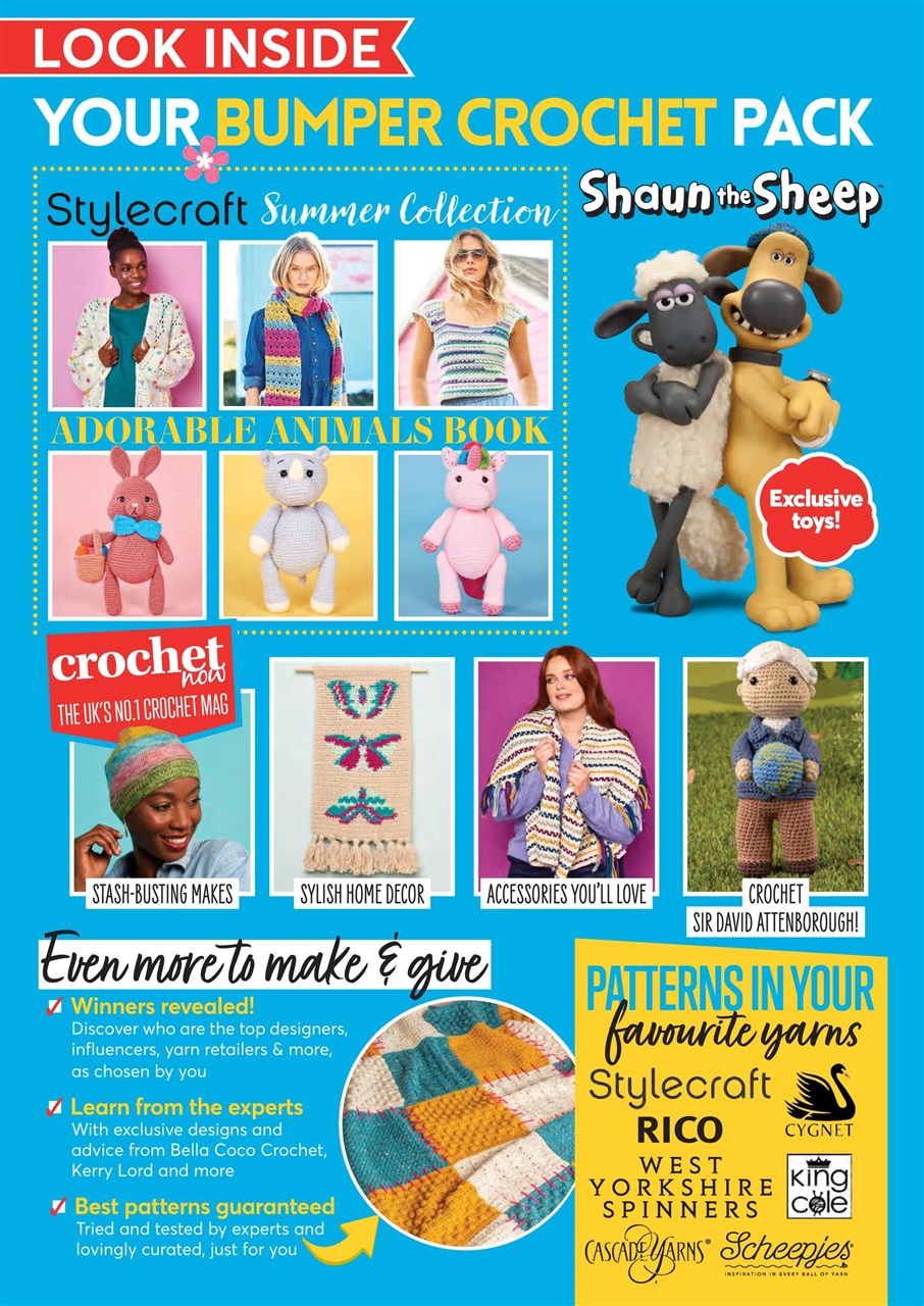 Crochet Now Magazine Preview Pages