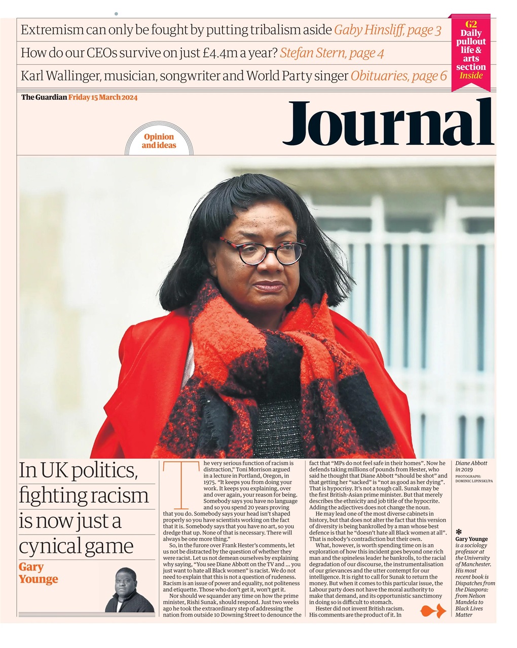 The Guardian Newspaper Preview Pages