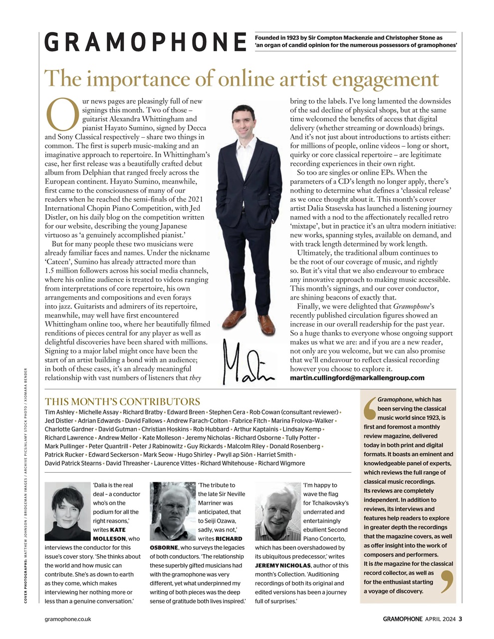 Gramophone Preview Pages