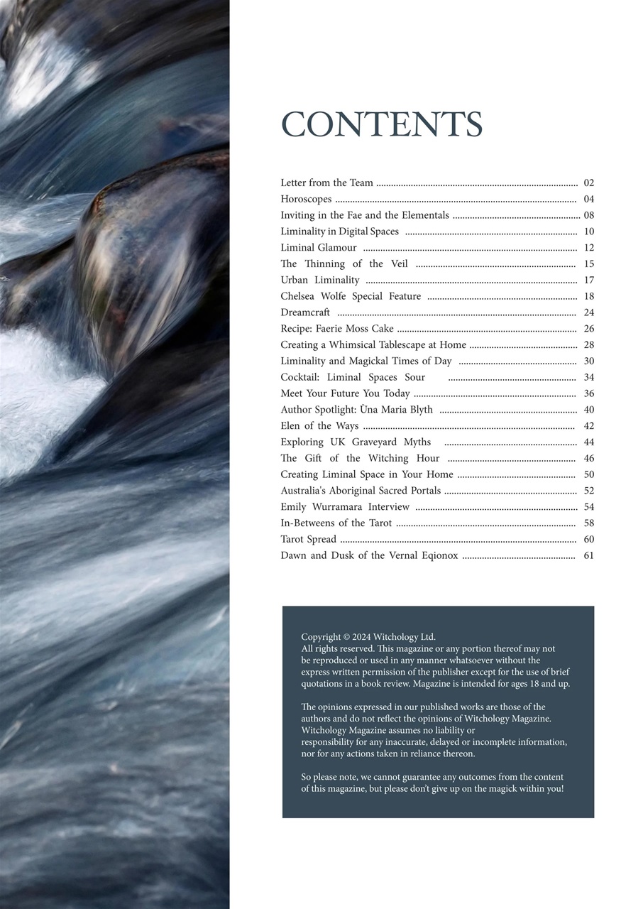 Witchology Magazine Preview Pages